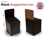 Load image into Gallery viewer, Black Suggestion Form Entry Box Counter Top Unit