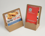 Load image into Gallery viewer, ECO Friendly Brown Cardboard A6 Leaflet Holder Pack of 10, 25, 50