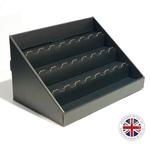 Load image into Gallery viewer, Large Black Cardboard POS Counter Top Unit CDU - 20Inch Wide