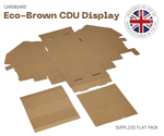 Load image into Gallery viewer, 3 STEP Mini Counter Top Eco friendly Brown Cardboard CDU Display