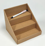 Load image into Gallery viewer, 3 STEP Small Counter Top Eco friendly Brown Cardboard CDU Display