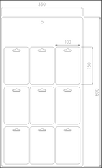 Load image into Gallery viewer, Printed Eurohook Display Board