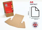 Load image into Gallery viewer, ECO Friendly Brown Cardboard A6 Leaflet Holder Pack of 10, 25, 50