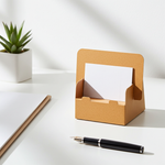 Load image into Gallery viewer, Eco-friendly Craft Brown Cardboard Business Card Holder