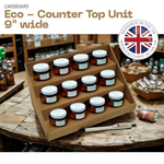 Load image into Gallery viewer, 3 STEP 9" Counter Top Brown Cardboard CDU Display