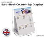 Load image into Gallery viewer, Custom Printed Euro Hook Counter Top Display Unit CDU