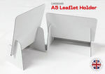 Load image into Gallery viewer, A5 White Cardboard Leaflet Holder Pack of 5, 10, 20