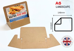 Load image into Gallery viewer, ECO Friendly Brown Cardboard A6 Leaflet Holder Pack of 10, 25, 50