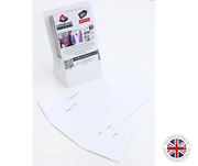 White Cardboard A6 (4