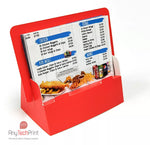 Load image into Gallery viewer, Red A6 Leaflet Holders Pack of 10, 25, 50