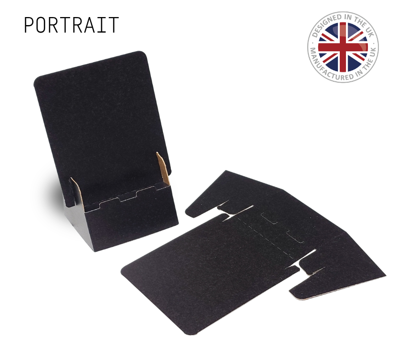 Black Cardboard A6 (4"x6") Leaflet Holders