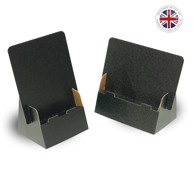 Black Cardboard A6 (4"x6") Leaflet Holders