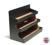 Black Counter Top Shelves Display Unit -22 Inch Wide