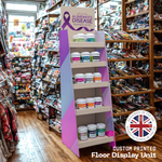 Load image into Gallery viewer, Custom Printed 5 Shelves Floor Stand Retail Display Unit FSDU 4ft tall