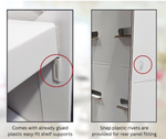 Load image into Gallery viewer, Custom Brand Printed Cardboard 4 Shelves Floor Stand Display Unit
